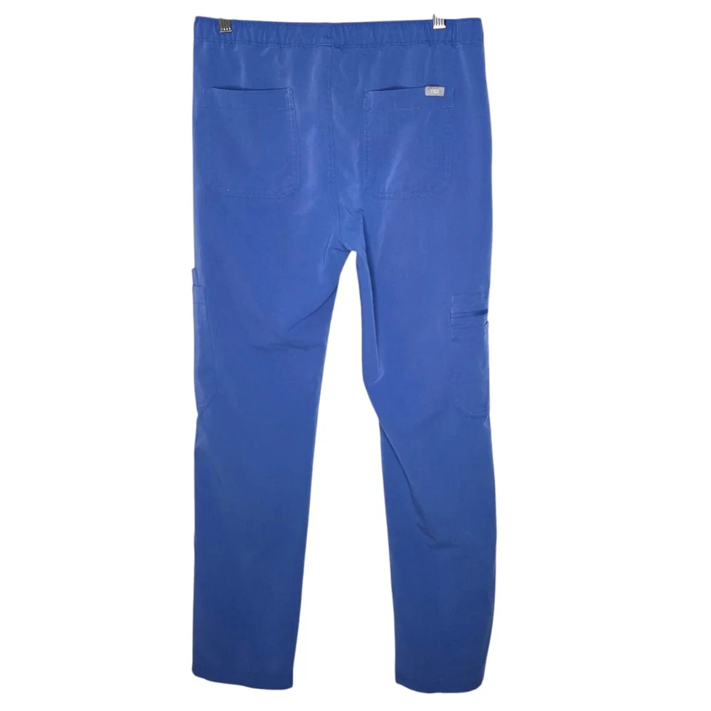 Figs‎ Cairo Cargo Scrub Pants Blue Men's Medical Size Small S